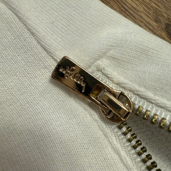 Lilly Pulitzer Luxletic Beach Comber Pullover Sweatshirt Boat Neck White Size XL - Picture 6 of 10